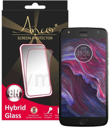 Motorola Moto X4 Schutzfolie - Hybrid Glass Displayschutz - Härtegrad 8H
