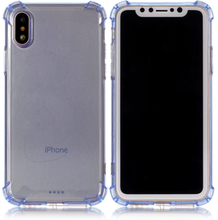Apple iPhone XS / X Hülle - TPU Hülle - Blau Transparent
