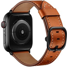 Udskiftning af ægte læderurbånd til Apple Watch Series 1/2/3 38mm / Apple Watch Series 4/5/6 / SE 40