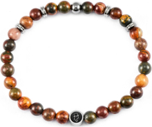 Beads Bracelet 6Mm Armbånd Smykker Oransje Edd.*Betinget Tilbud