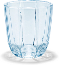 Lily Vandglas 32 Cl Blue Iris 2 Stk. Home Tableware Glass Drinking Glass Blue Holmegaard