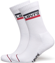 Levis Regular Cut Sprtwr Logo 2P Underwear Socks Regular Socks Hvit Levi´s*Betinget Tilbud