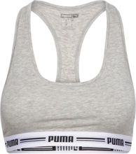 Puma Women Racer Back Top 1P Hang Sport Bras & Tops Soft Bras Tank Top Bras Grey PUMA