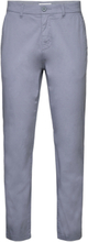 Chuck Regular Chino Poplin Pant - G Bottoms Trousers Chinos Blue Knowledge Cotton Apparel