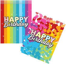 Kalaspåsar Happy Birthday Rainbow - 8-pack