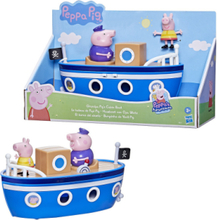 Pep Grandpa Pigs Cabin Boat Toys Playsets & Action Figures Play Sets Multi/mønstret Peppa Pig*Betinget Tilbud