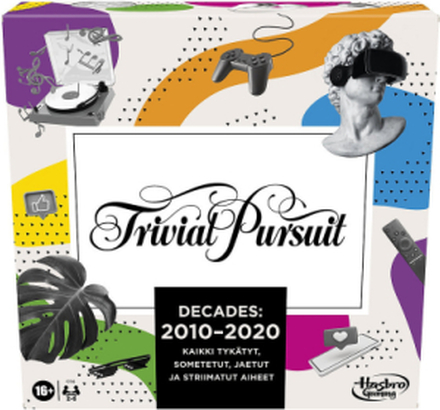 Trivial Pursuit Decades 2010 To 2020 Toys Puzzles And Games Games Board Games Multi/mønstret Hasbro Gaming*Betinget Tilbud