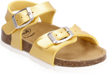 Sl Dolphin Laminated Yellow Shoes Summer Shoes Sandals Yellow Scholl