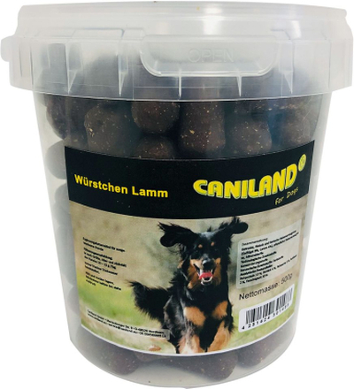Caniland Würstchen Lamm mit Raucharoma - 6 x 500 g