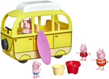 Pep Peppas Beach Campervan Toys Playsets & Action Figures Play Sets Multi/mønstret Peppa Pig*Betinget Tilbud