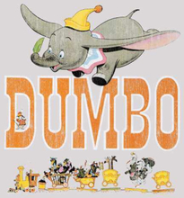 Dumbo The One The Only Women's Cropped Hoodie - Ecru Marl - L