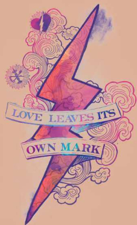 Harry Potter Love Leaves Its Own Mark Women's Cropped Hoodie - Dusty Pink - XXL - Dusty pink