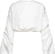 Jennifer Top Tops T-shirts & Tops Long-sleeved White Stylein