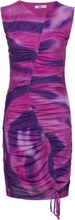 "Mela Crinckle Dress Kort Kjole Purple Bzr"