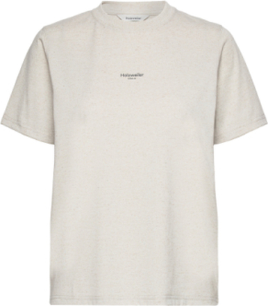 Penny Oslo Tee T-shirts & Tops Short-sleeved Creme HOLZWEILER*Betinget Tilbud