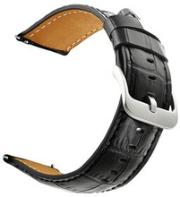 22mm Crocodile Skin ægte læder Smart Watch Band til Samsung Gear S3 Classic/ Frontier