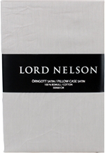 Lord Nelson Örngott satin 50x60 cm Ljusgrå