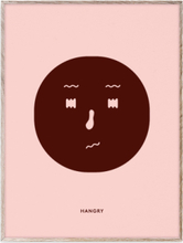 Hangry Feeling - 30X40 Home Kids Decor Posters & Frames Posters Feelings Rosa MADO*Betinget Tilbud