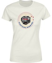 Captain Marvel Pager Women's T-Shirt - Cream - S - Cream
