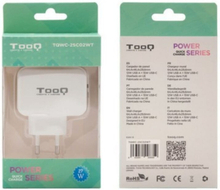 USB-oplader væggen TooQ TQWC-2SC02WT