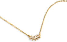 Theodora Bracelet Gold White Accessories Jewellery Bracelets Chain Bracelets Gold Syster P