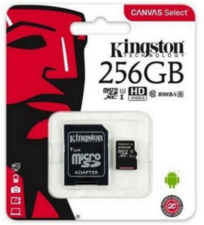 Mikro-SD-hukommelseskort med adapter Kingston SDCS2 100 MB/s 512 GB