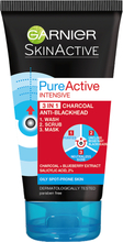 Garnier SkinActive Pure Active Intensive 3-in-1 Charcoal Pure Active Intensive - 150 ml