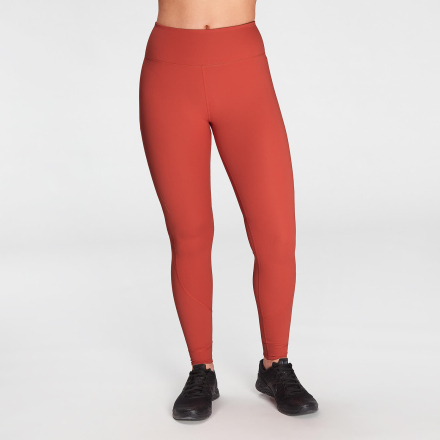 Damskie legginsy z kolekcji Power Ultra – ciepła czerwień - M
