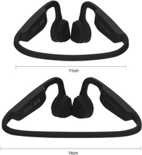 Swimming Bone Conduction Headphone Bluetooth5.0 Headset Handfree Wireless Handset with FM IPX8 Waterproof 8GB MP3 Player Open-Ear with Microphone