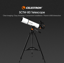 CELESTRON Telescope SCTW-80 Built In Theodolite FMC Antireflection Coating HD Zoom Refractive Astronomical Telescope