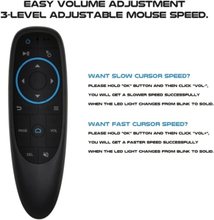 G10BTS Remote Control Bluetooth 5.0 Air Mouse IR Learning Gyroscope Wireless Infrared Remote Control for Android TV Box HTPC PCTV