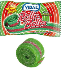 1 stk Vidal Watermelon Rolla Belt - Vingummi med Vattenmelonsmak