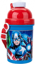 Licensierad Avengers Drickflaska med Bärrem till Barn 400 ml
