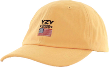 Kreem YZY 2020 Dad Basecap Cap mit USA Flaggen Stickerei 9171-5000/2233 Gelb