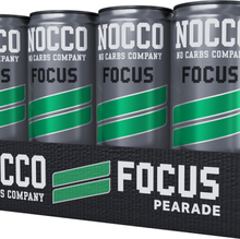 Nocco FOCUS 24x330 ml, Pearade, inkl.pant