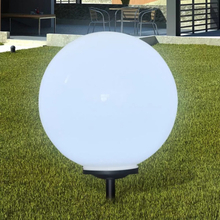 vidaXL Puutarha Aurinkovalaisin Pallovalo LED 50cm 1kpl maapiikillä