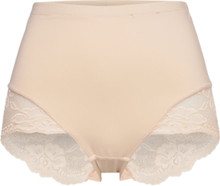 Brigitte/Eco Shaping_Brief Lingerie Panties High Waisted Panties Beige Dorina