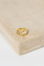 Real Gold Plated Rounded Ring