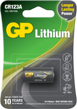 Lithiumbatteri GP Lithium CR 123A