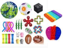26st Fidget Pop it Toys Set pack för barn och vuxna
