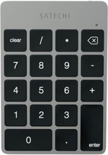 Satechi Slim Bluetooth Keypad - Space Gray Trådløs Tastatur Grå