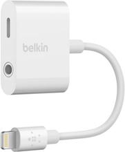 Belkin 3,5mm Audio + Charge Rockstar White Hvid
