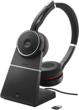 Jabra Evolve 75 Stereo Uc Incl. Charging Stand Sort