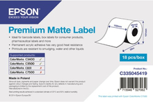 Epson Etiketter Premium Matt Löpande 102mm X 35m - Tm-c3400/c3500