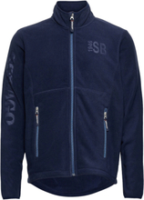Fleece Jacket Tops Sweatshirts & Hoodies Fleeces & Midlayers Blue Sebago