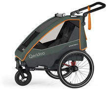 Qeridoo ® Sportrex2 børnecykelanhænger Limited Edition Forest Green