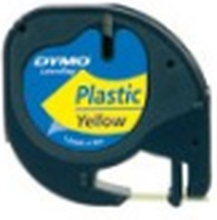Dymo Tape Letratag 12mm Plastic Clear
