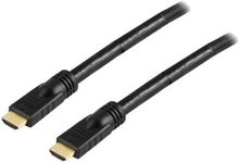 Deltaco Hdmi - Hdmi High Speed W/ Ethernet Active 25m 19 Pin Hdmi Type A Han 19 Pin Hdmi Type A Han