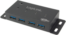 Logilink Usb 3.0 Hub 4-port, Metal, Incl. Power Supply Usb Hub