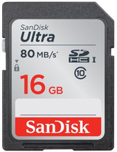 Sandisk Ultra 16gb Sdhc Uhs-i Memory Card